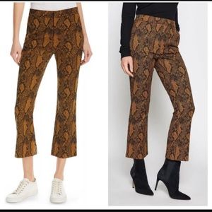 Joie snake jacquard Marcela cropped trouser